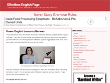 Tablet Screenshot of effortlessenglishpage.com